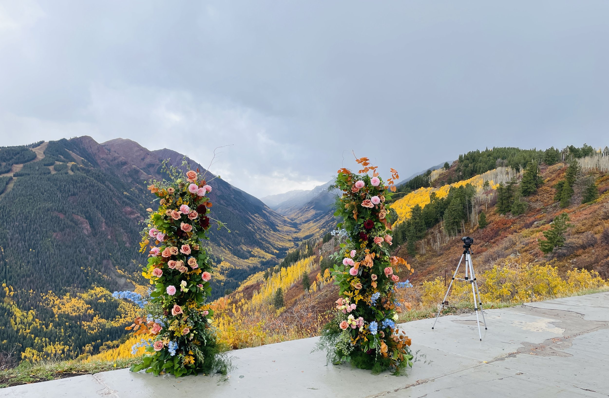 Beautiful fall wedding at the Buttermilk, Aspen