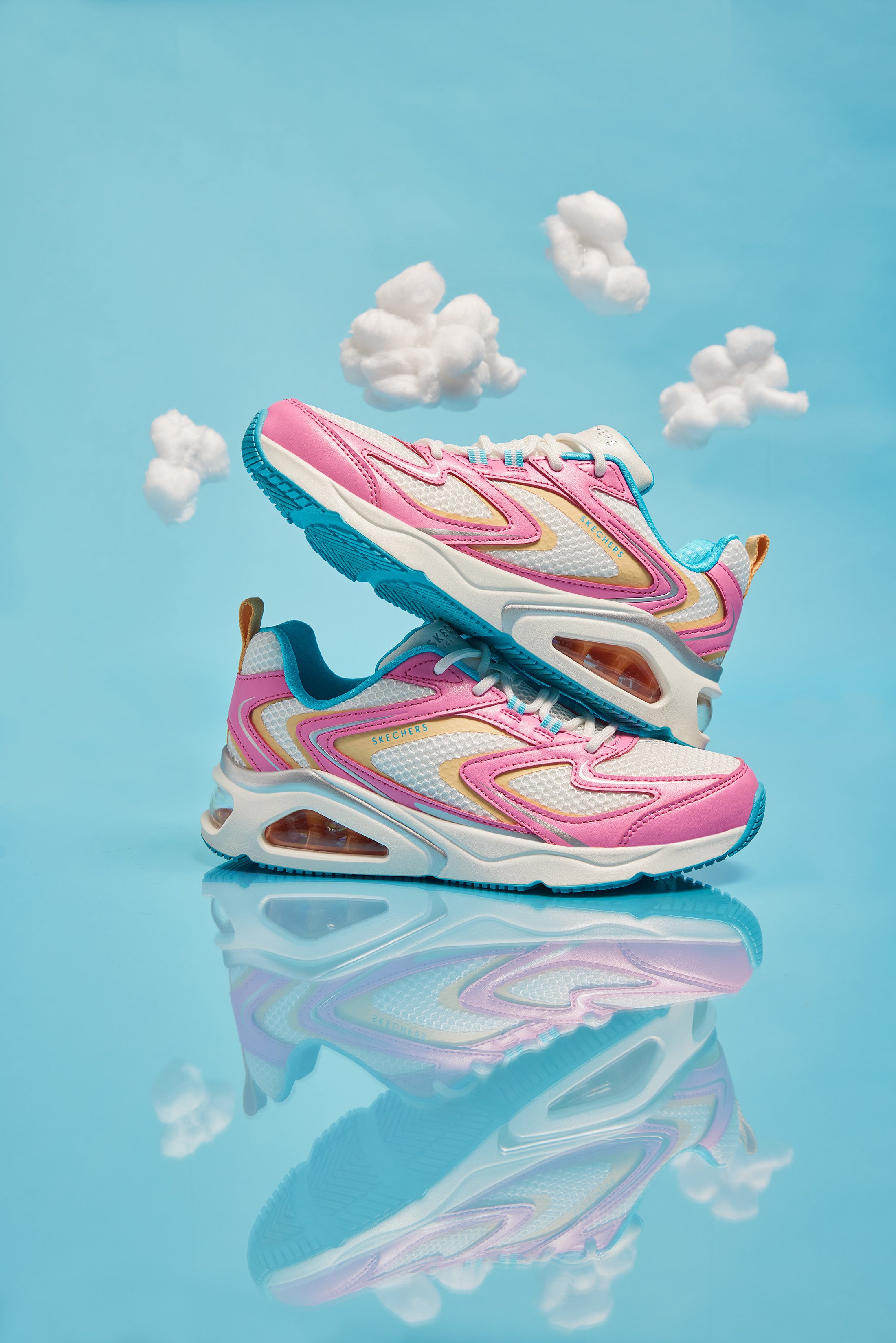 product photography, marketing, clouds, studio