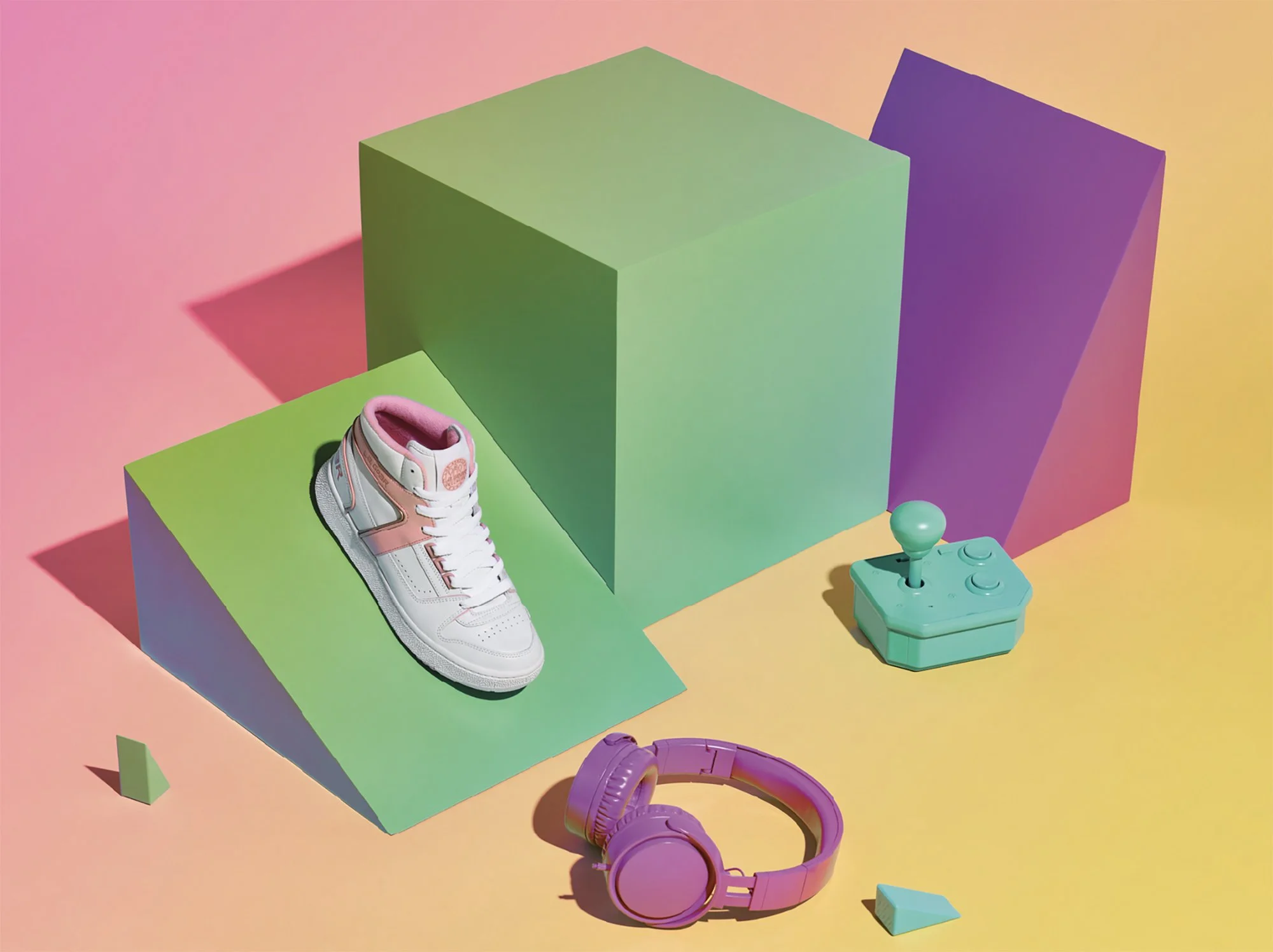  LA GEAR, PRODUCT PHOTOGRAPHY, SHOE AD, gels 