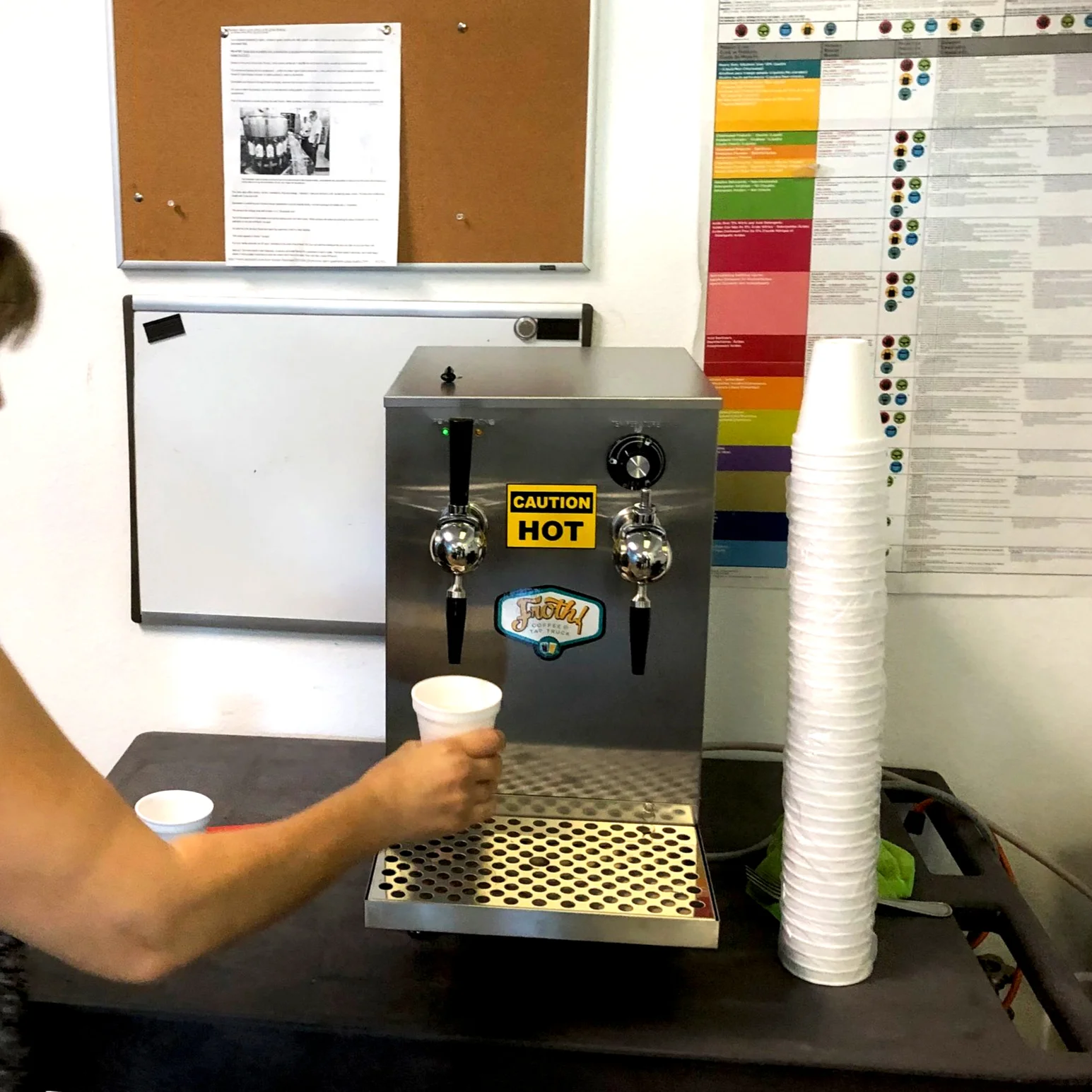 hot or cold nitro coffee for your employees never make coffee again, unlimited coffee as fresh as it can get.