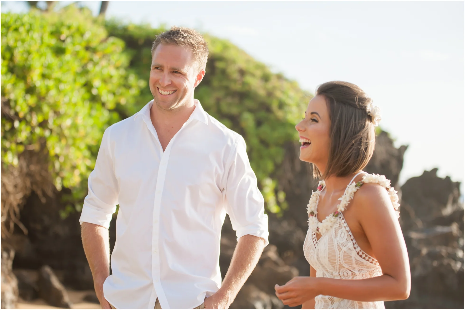 Maui Beach Wedding by Naomi Levit Photography