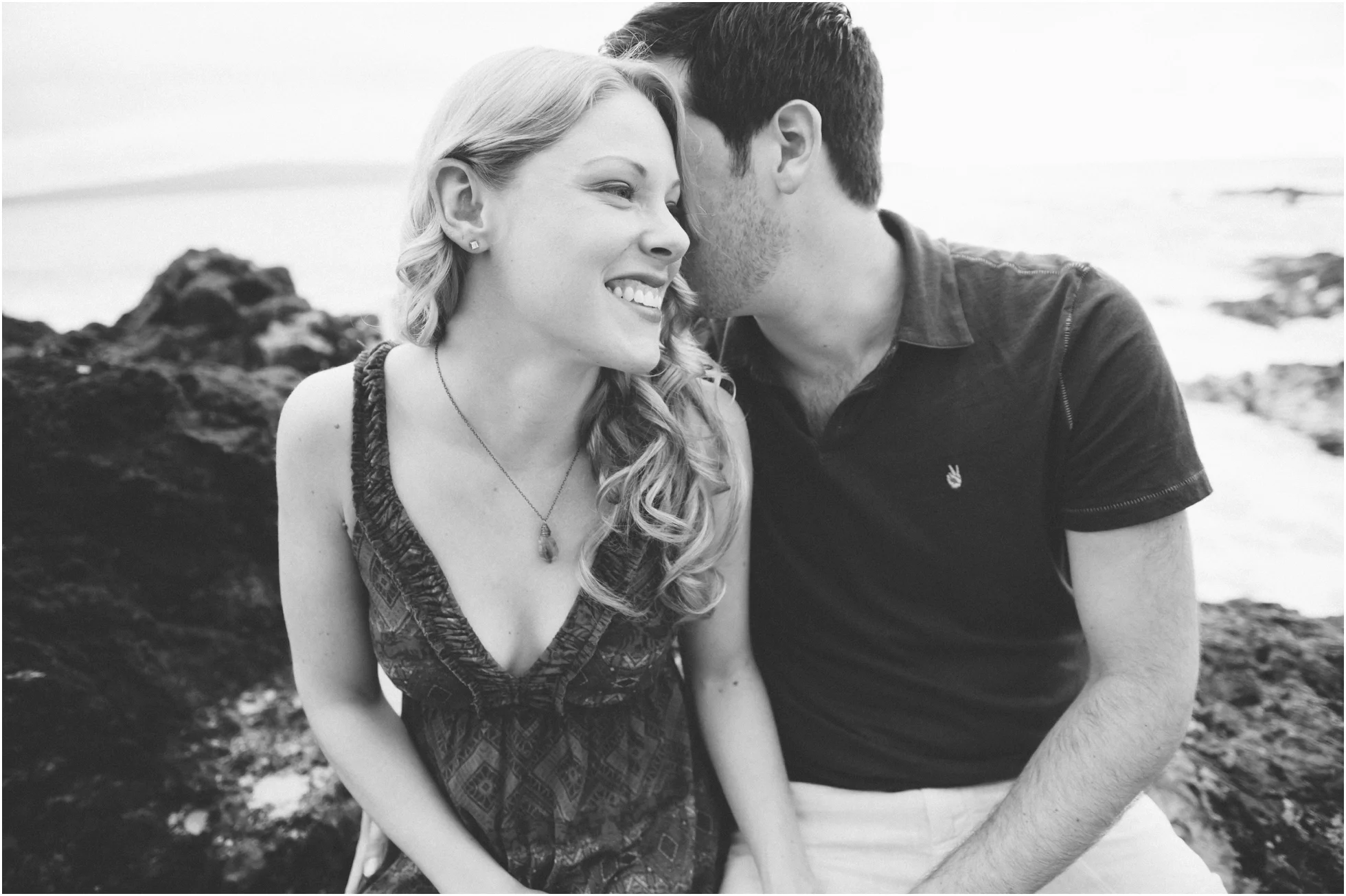 Christina + Jeff's Honeymoon Portraits at Makena Cove