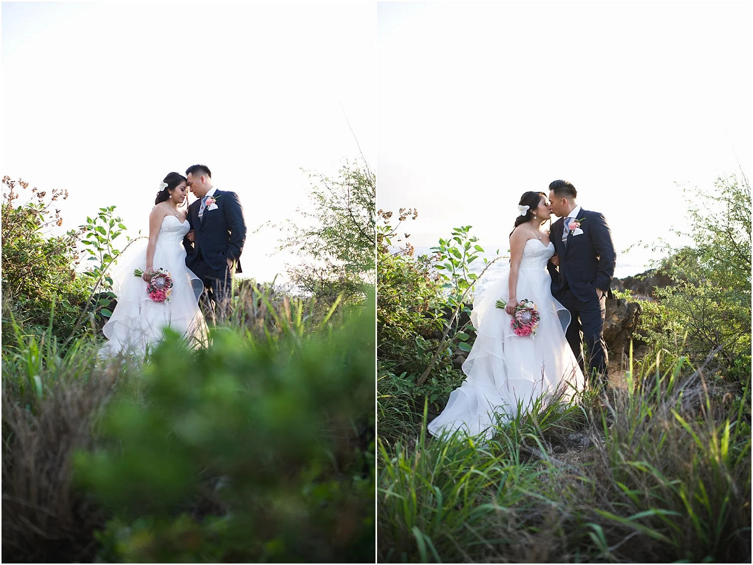 Romantic Maui Oceanfront Wedding at Kukahiko Estate