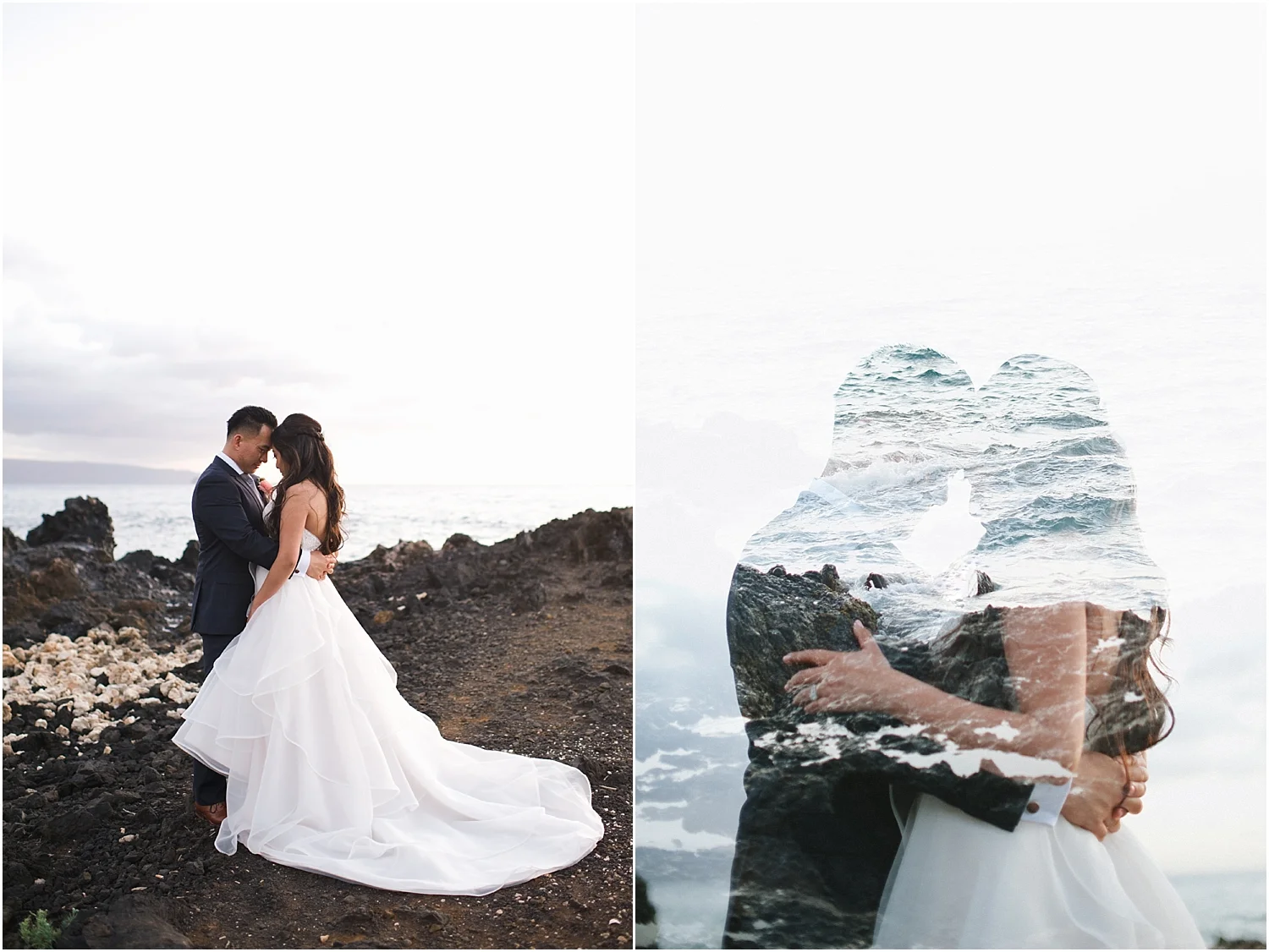 Romantic Maui Oceanfront Wedding at Kukahiko Estate