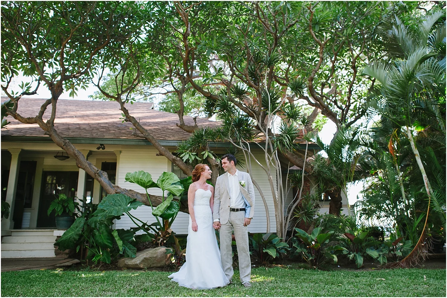 Maui Destination Wedding at Olowalu Plantation House