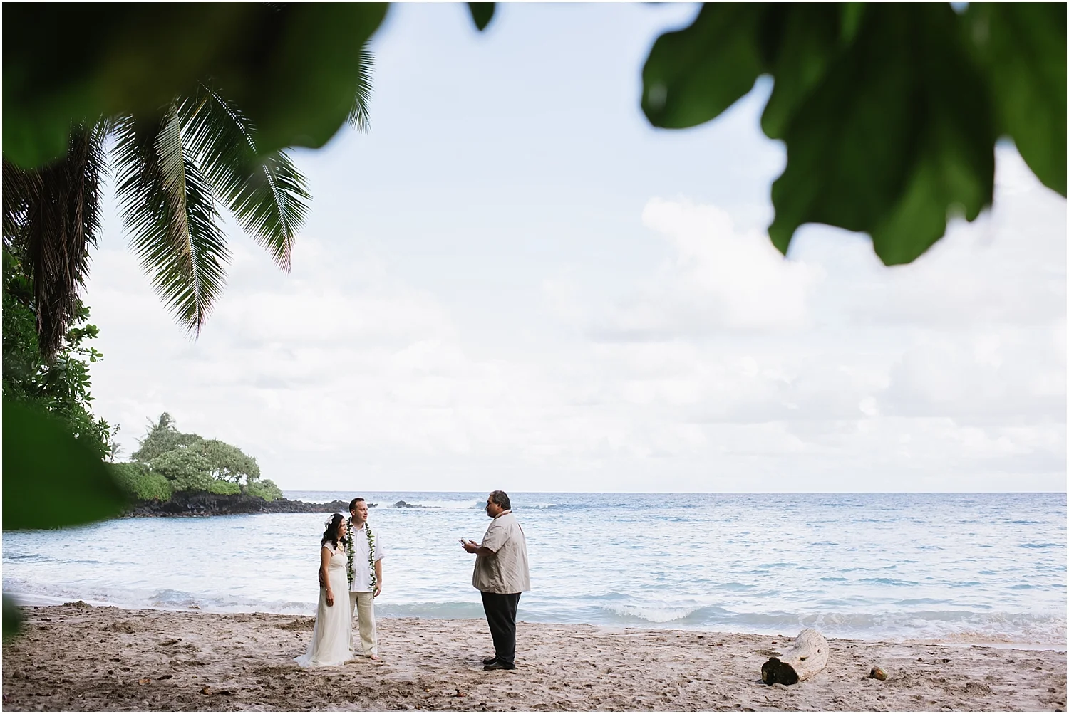 Maui elopement at Hamoa Beach in Hana
