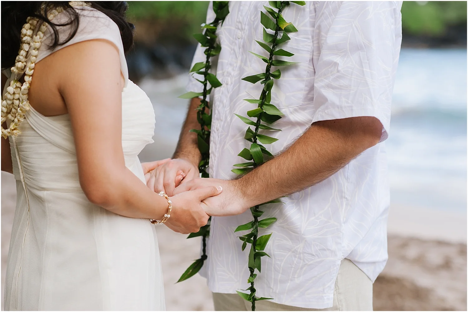 Maui elopement at Hamoa Beach in Hana