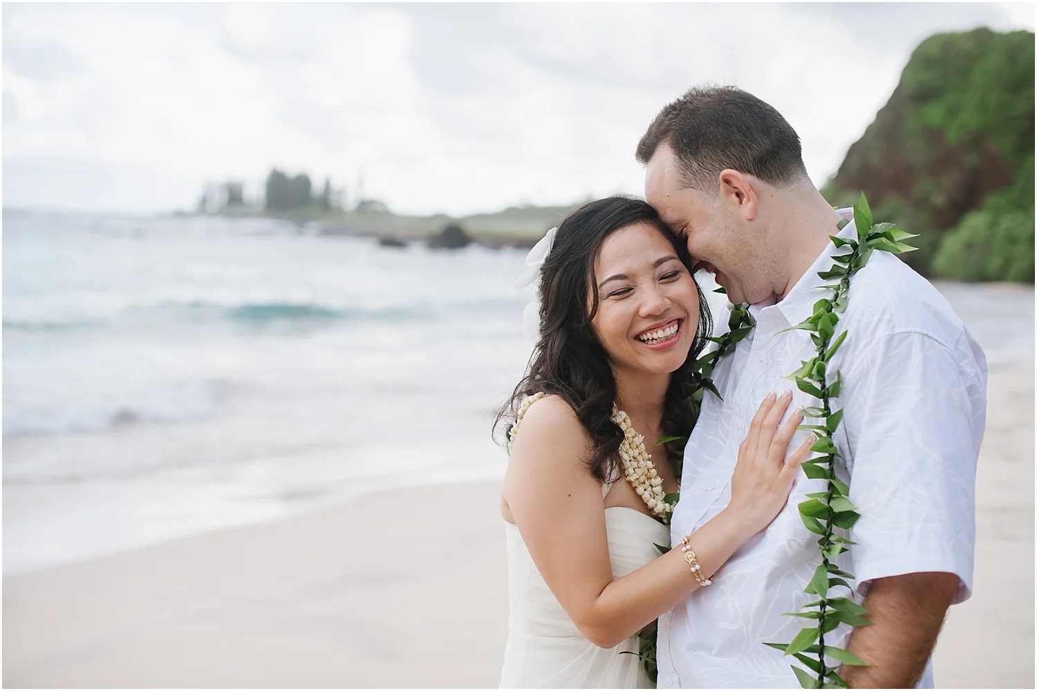 Maui elopement at Hamoa Beach in Hana