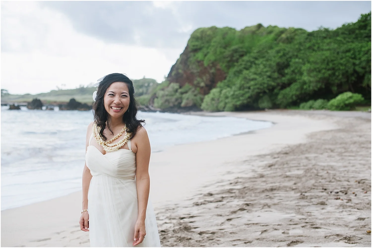 Maui elopement at Hamoa Beach in Hana