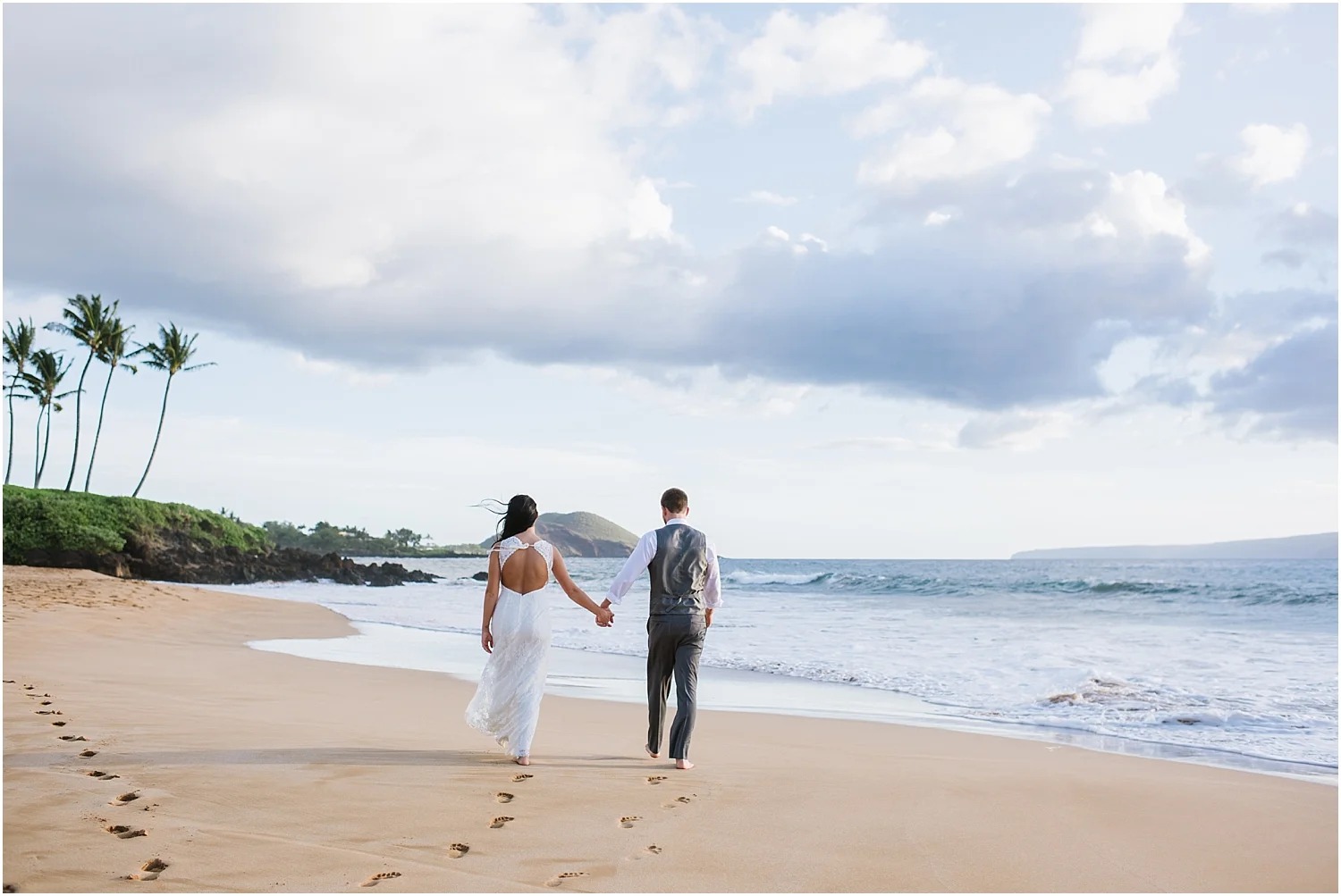 Maui trash the dress photography at Po'olenalena Beach