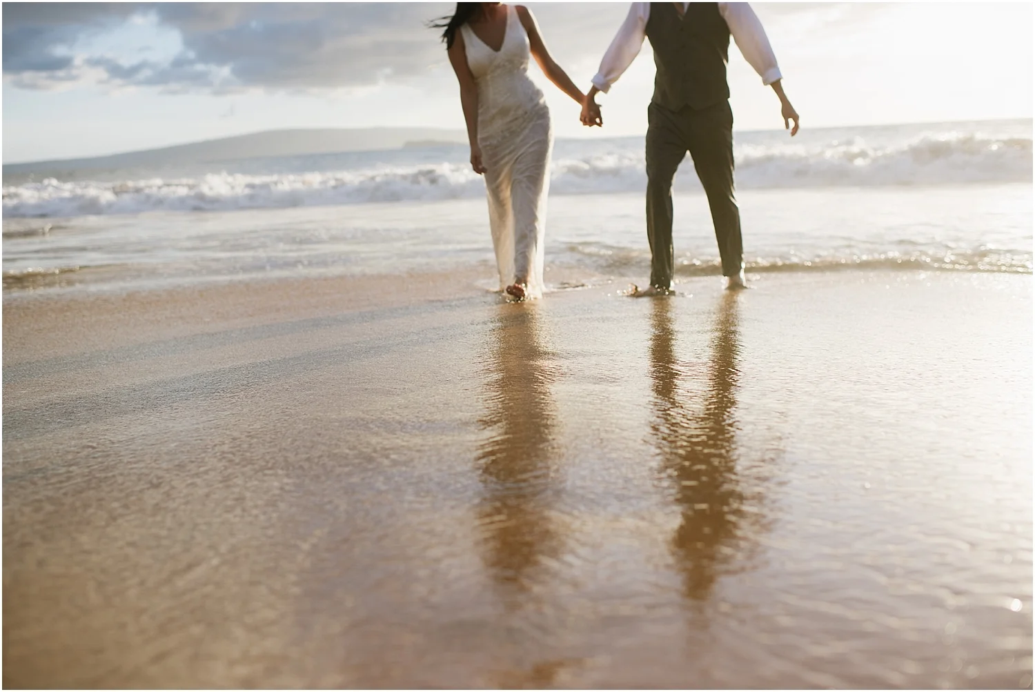 Maui trash the dress photography at Po'olenalena Beach