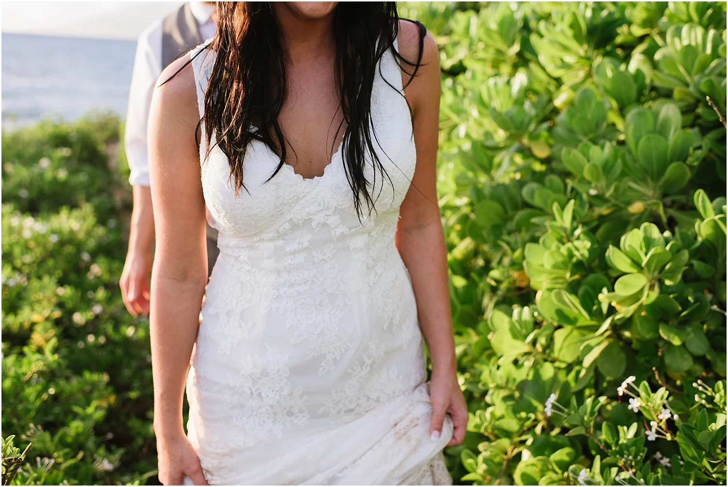Maui trash the dress photography at Po'olenalena Beach