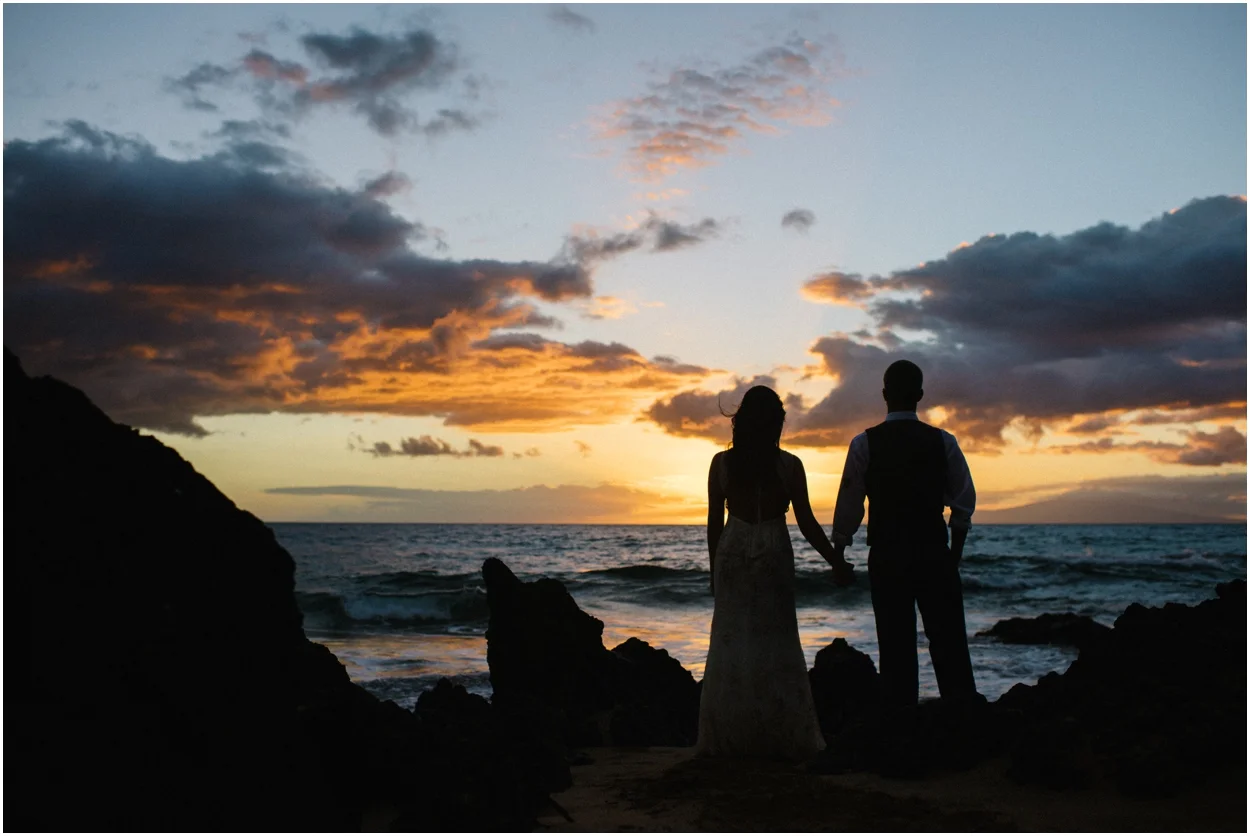 Maui trash the dress photography at Po'olenalena Beach