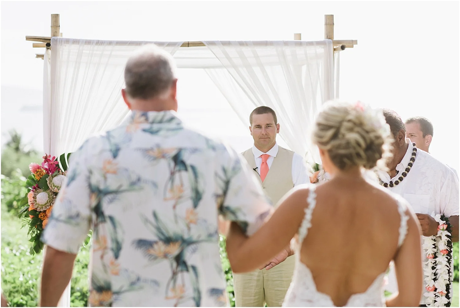 Maui Destination Wedding at Gannon's in Wailea, Hawaii