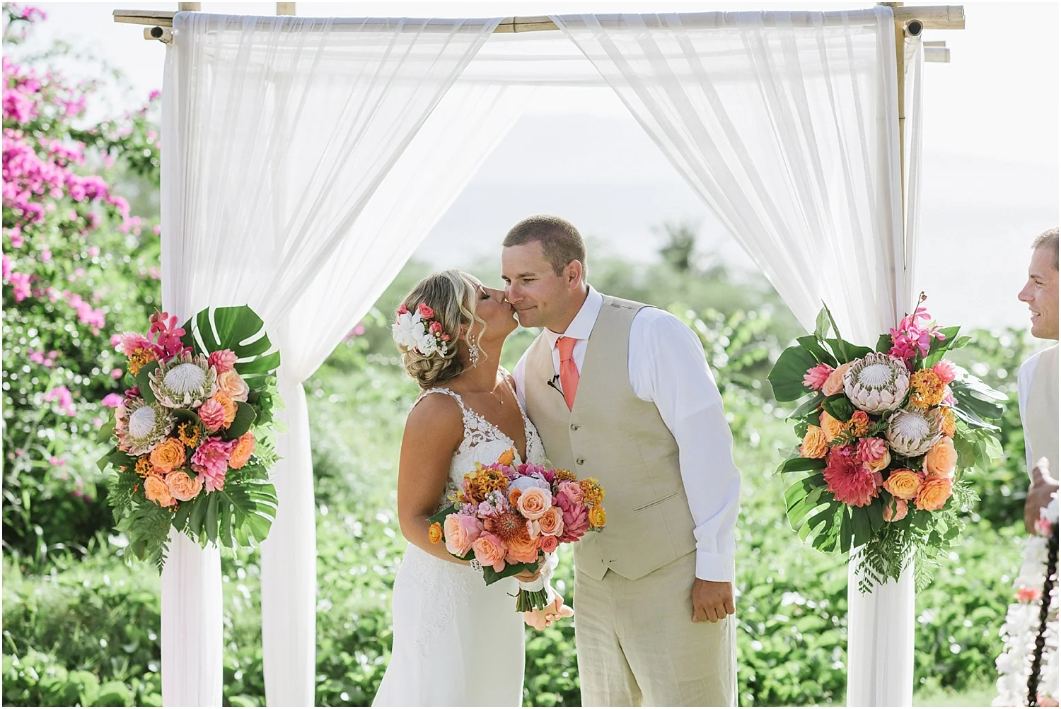 Maui Destination Wedding at Gannon's in Wailea, Hawaii