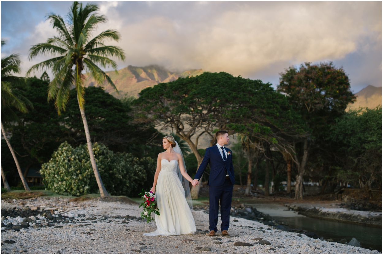 Maui Destination Wedding at Olowalu Plantation House