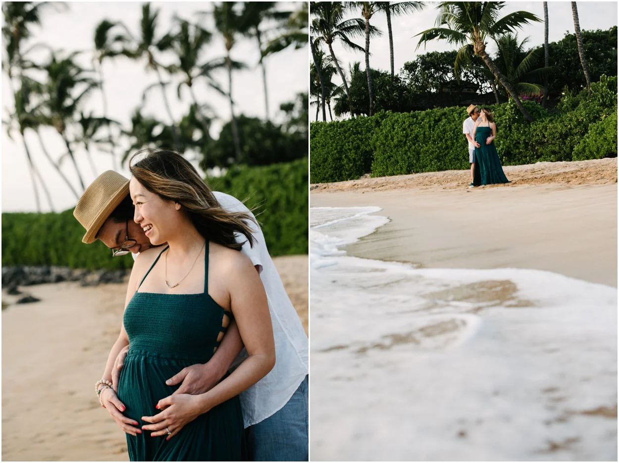 Maui Maternity Beach Picnic in Wailea, Hawaii