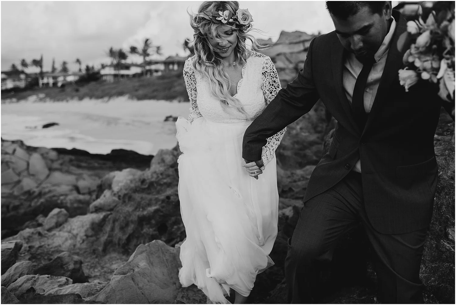 Maui Elopement by Naomi Levit Photography at Ironwoods Beach in Kapalua, Hawaii