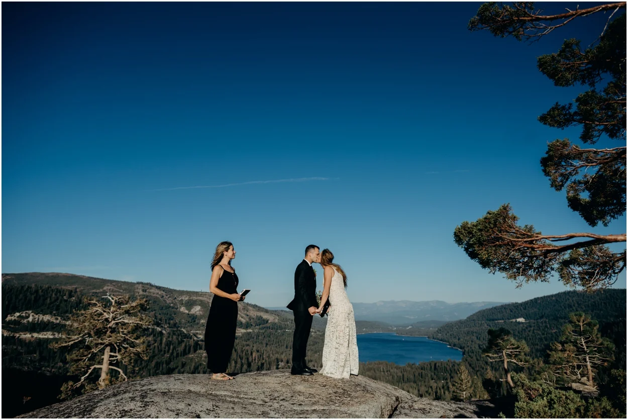 Donner Pass Adventure Elopement in Truckee, California