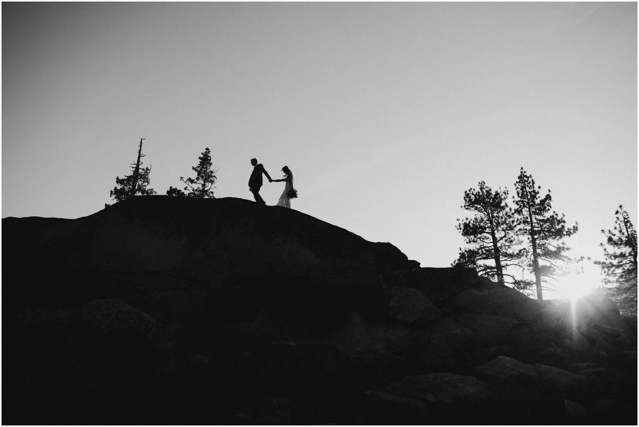 Donner Pass Adventure Elopement in Truckee, California