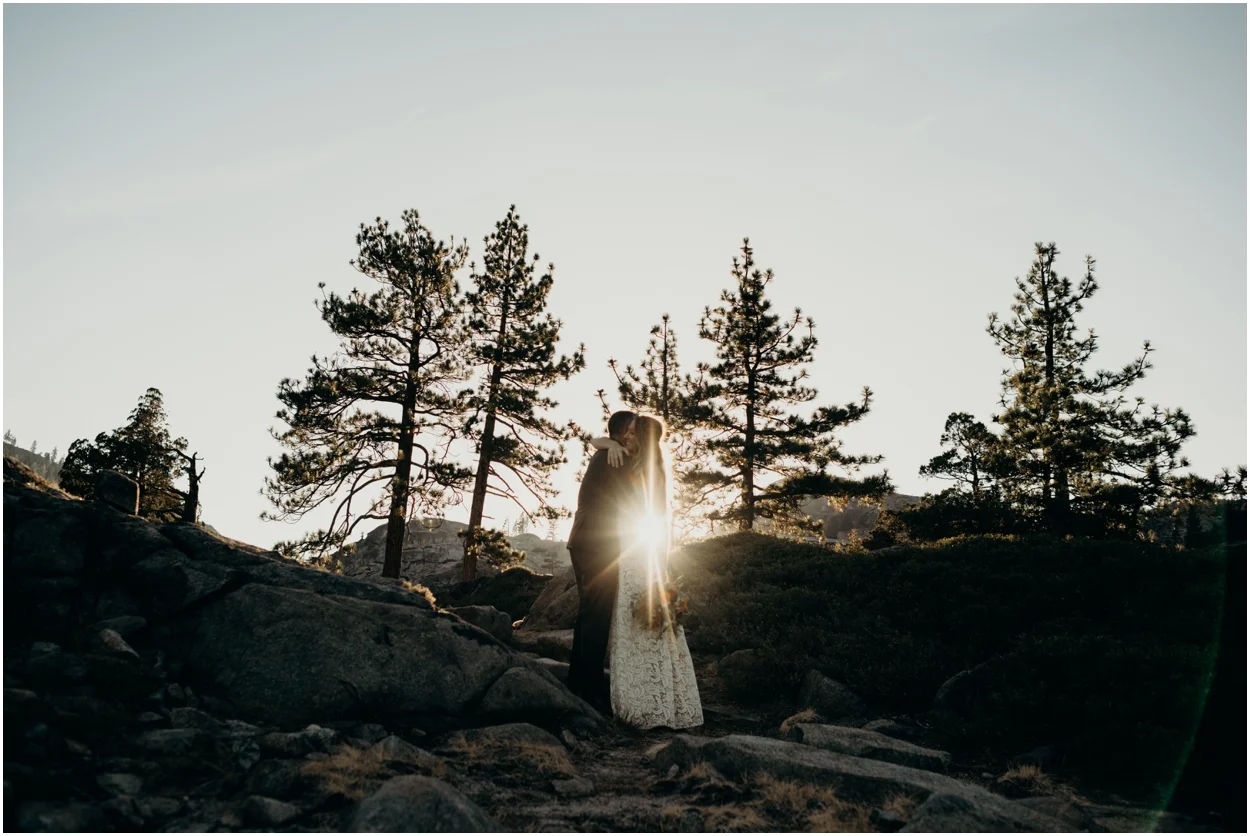 Donner Pass Adventure Elopement in Truckee, California
