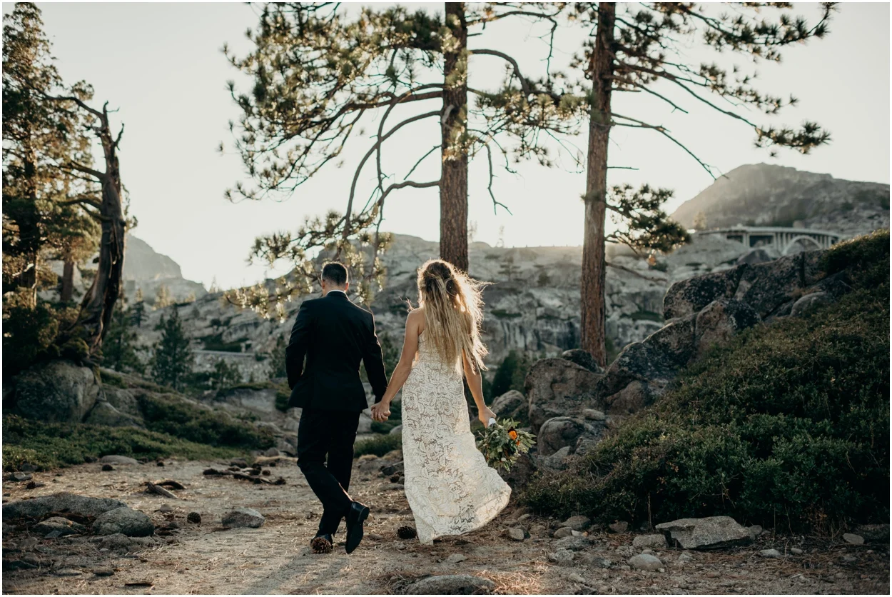 Donner Pass Adventure Elopement in Truckee, California