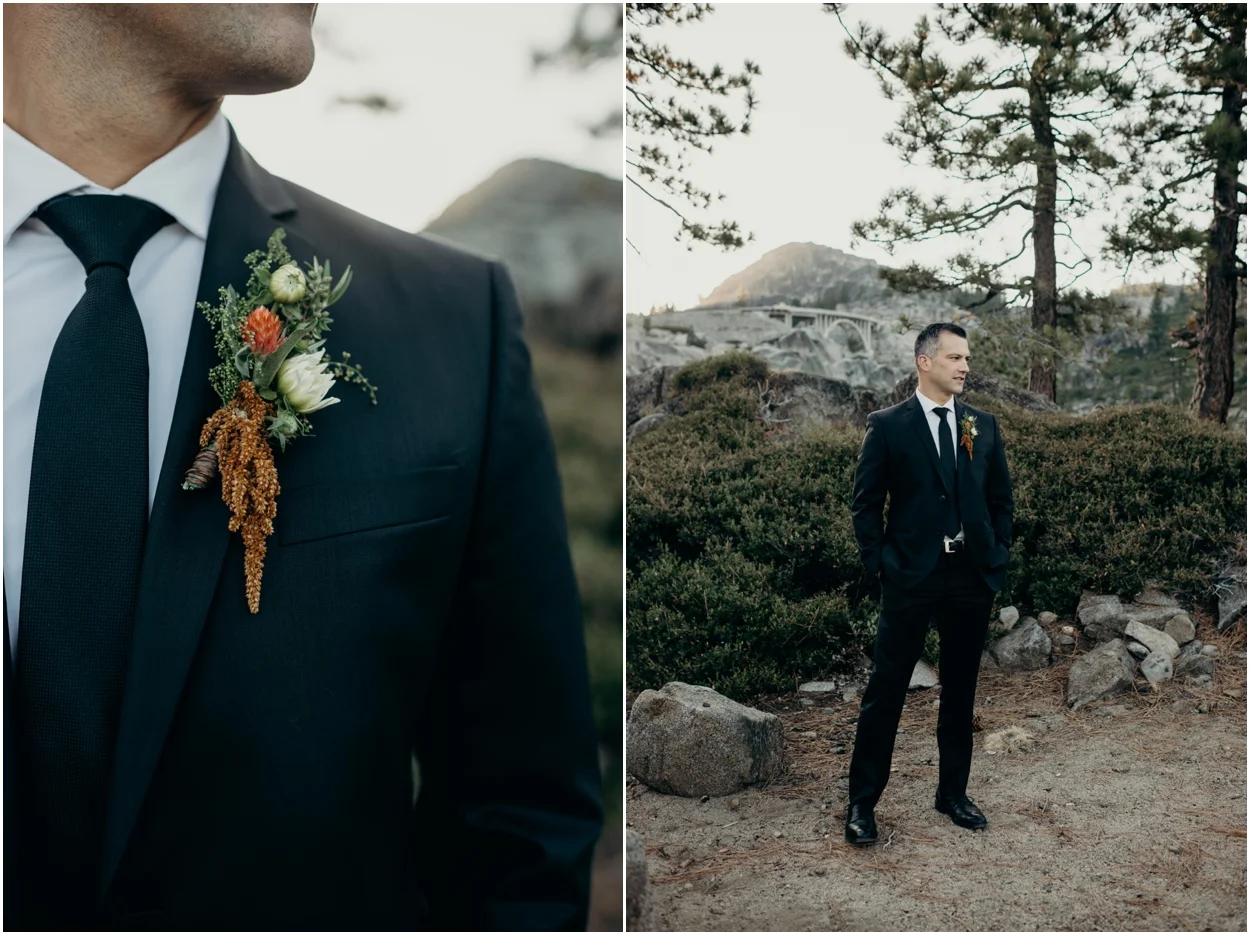 Donner Pass Adventure Elopement in Truckee, California