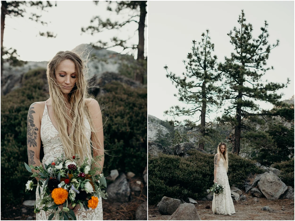 Donner Pass Adventure Elopement in Truckee, California
