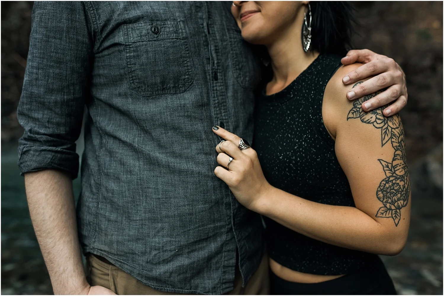 Franklin Falls Adventure Engagement Session | Washington Adventure Wedding Photographer