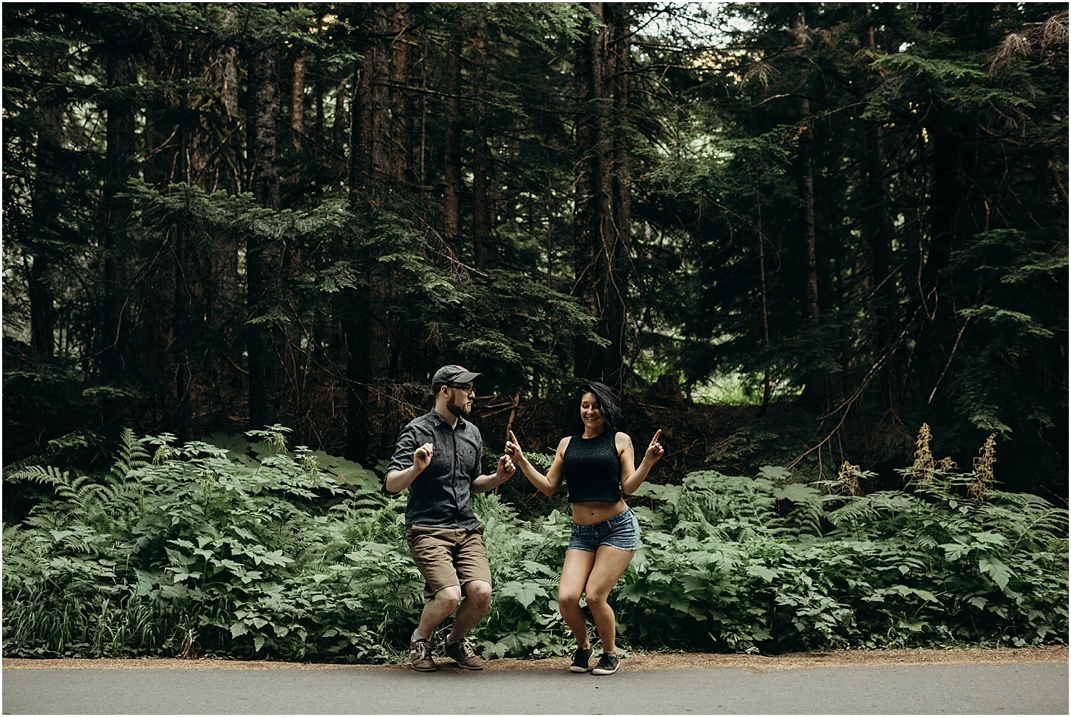 Franklin Falls Adventure Engagement Session | Washington Adventure Wedding Photographer