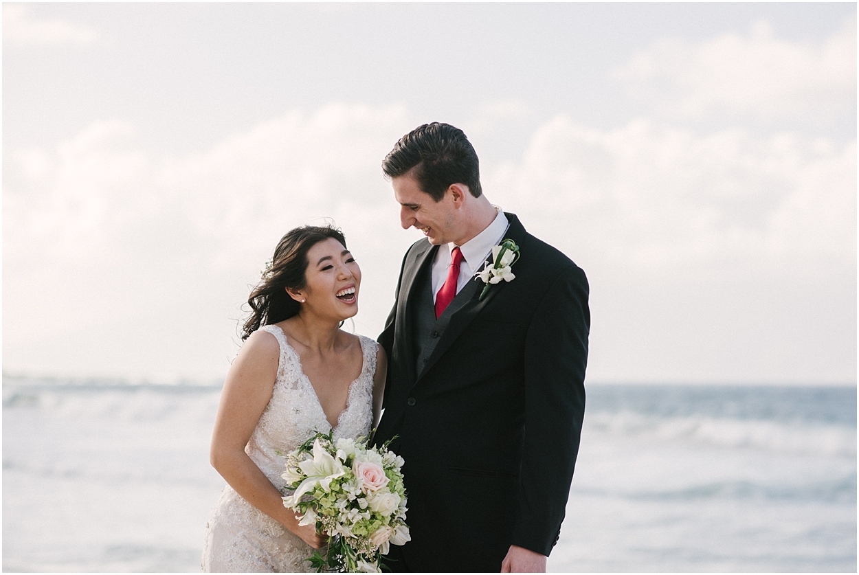 maui beach wedding at ironwoods beach by maui wedding photographer naomi levit