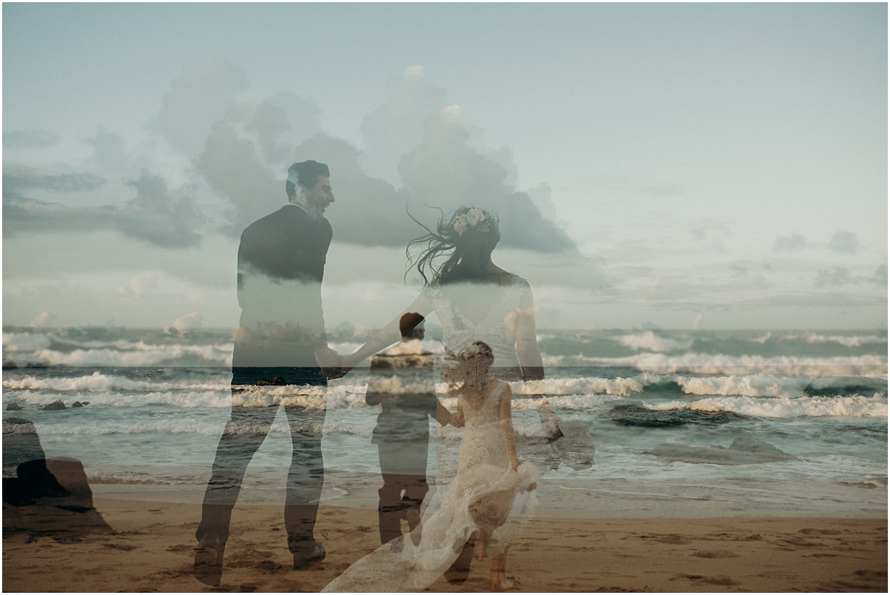 maui beach wedding at ironwoods beach by maui wedding photographer naomi levit