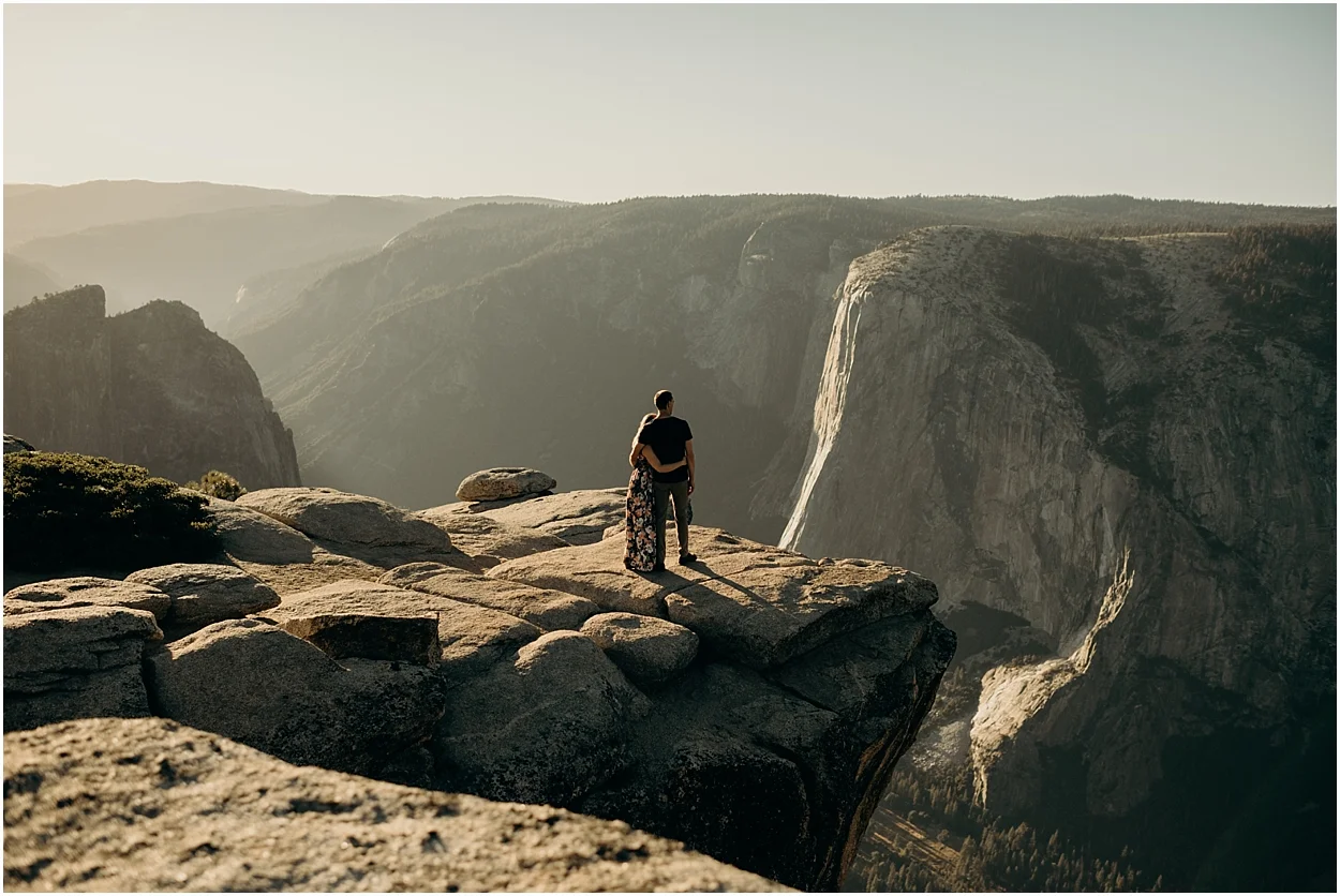 yosemite national park engagement session
