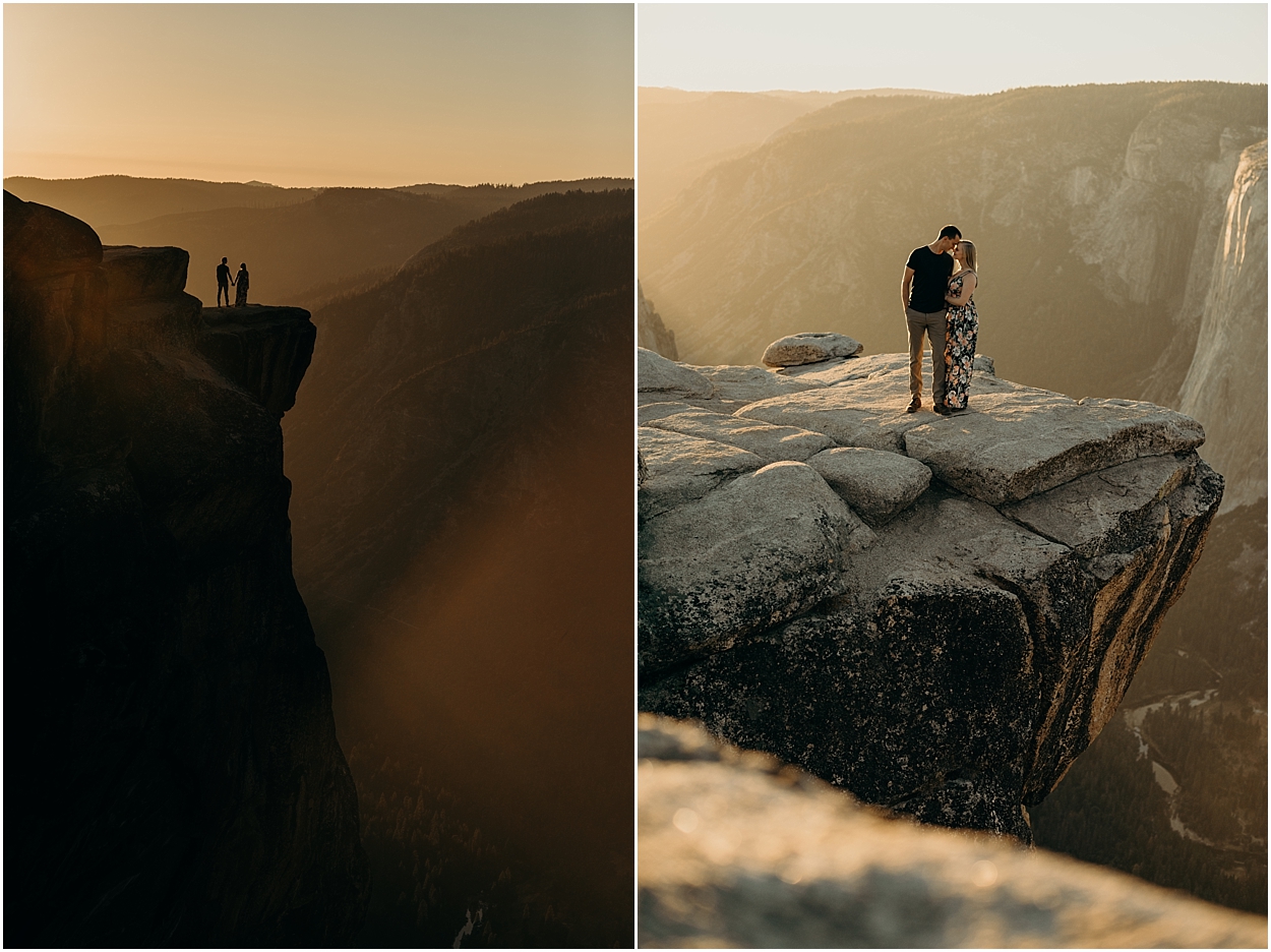 yosemite national park engagement session
