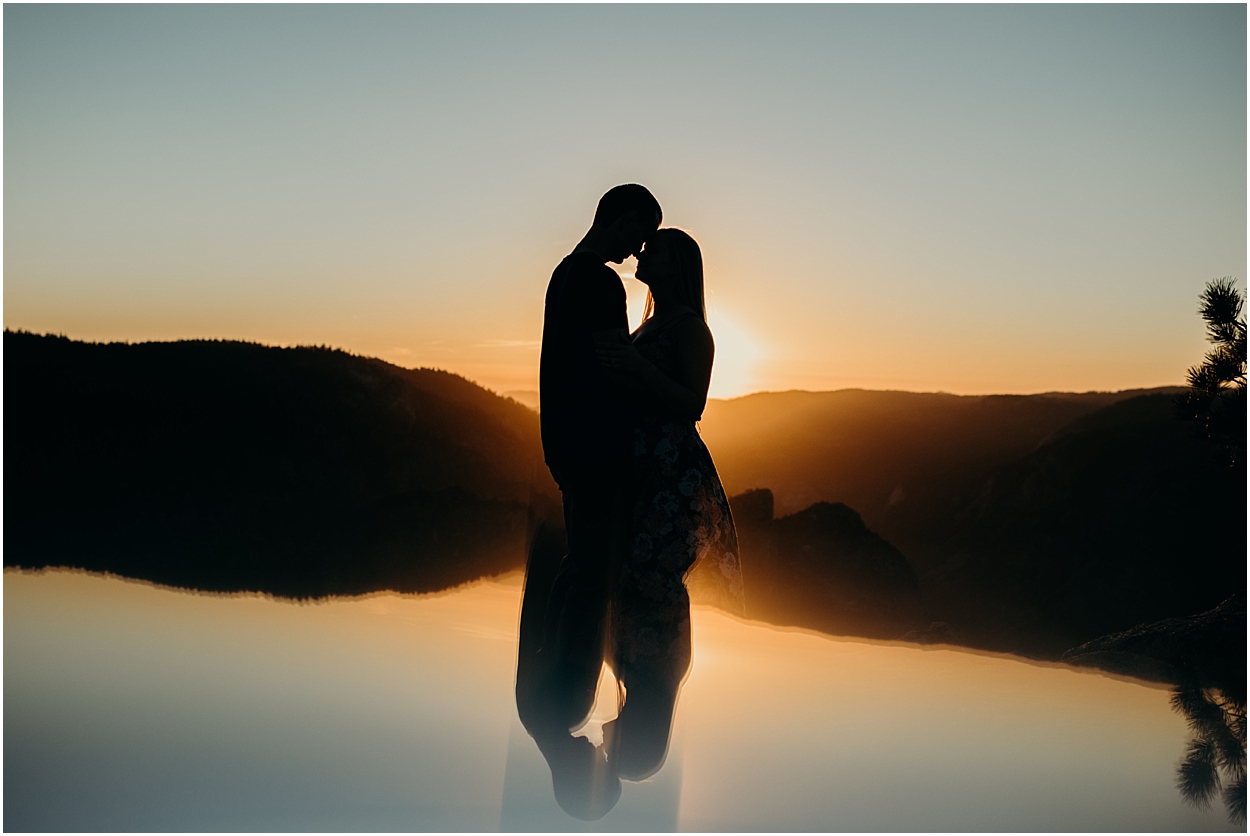 yosemite national park engagement session