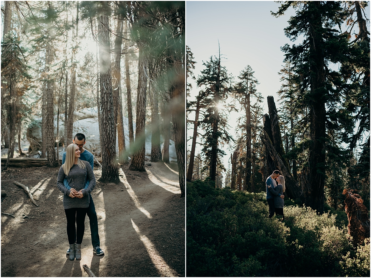 yosemite national park engagement session
