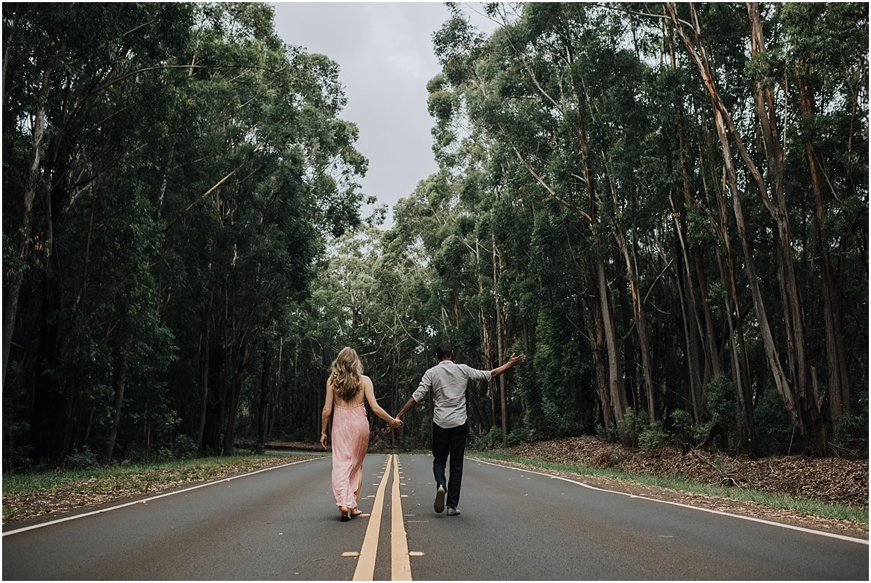 epic honeymoon adventure session at waimea canyon on kauai