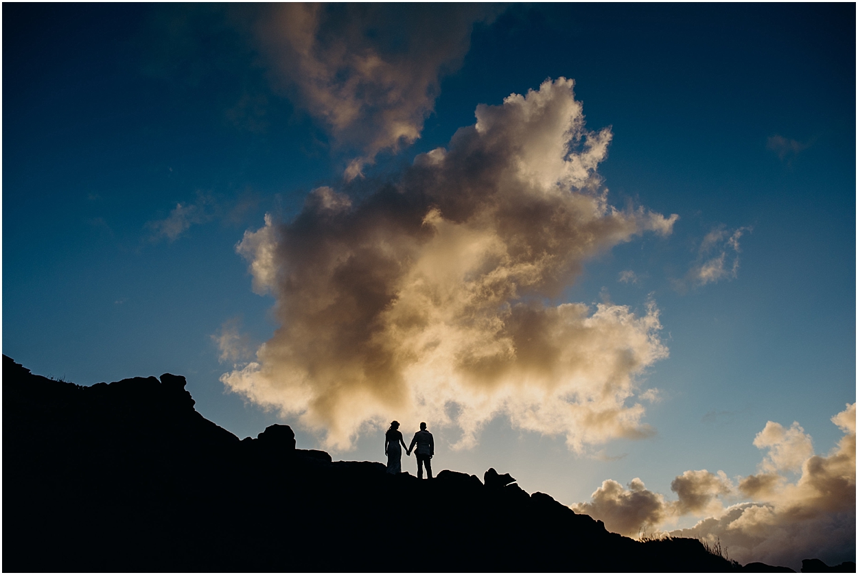 adventurous maui honeymoon session at honolua jungle and ironwoods beach