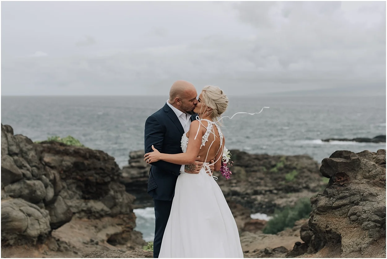 adventurous maui adventure elopement near kahakuloa hawaii