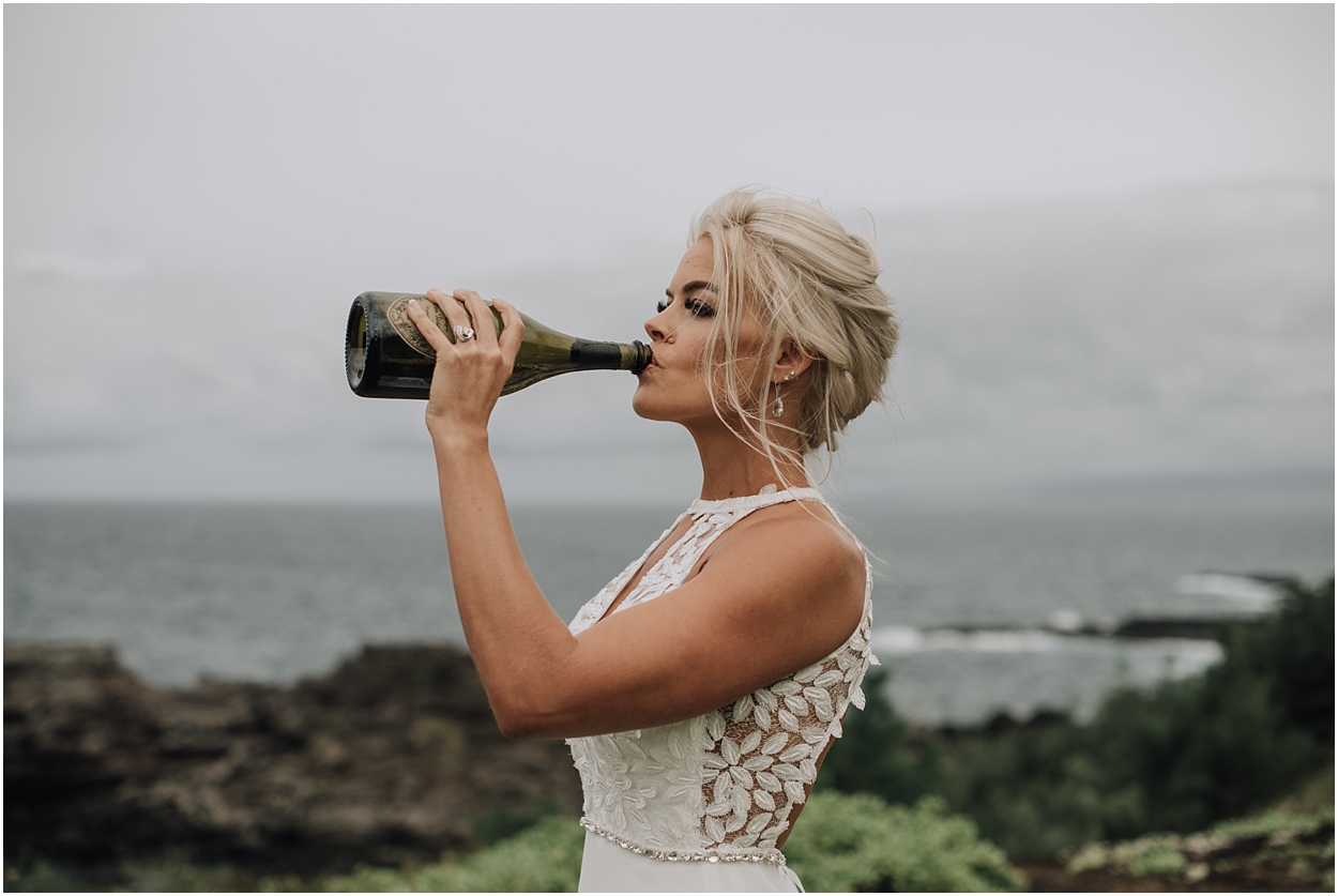 adventurous maui adventure elopement near kahakuloa hawaii