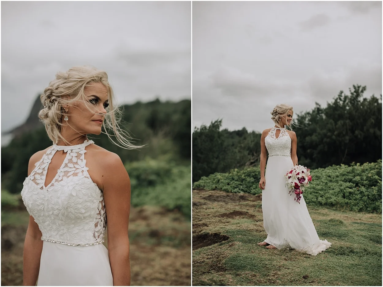 adventurous maui adventure elopement near kahakuloa hawaii