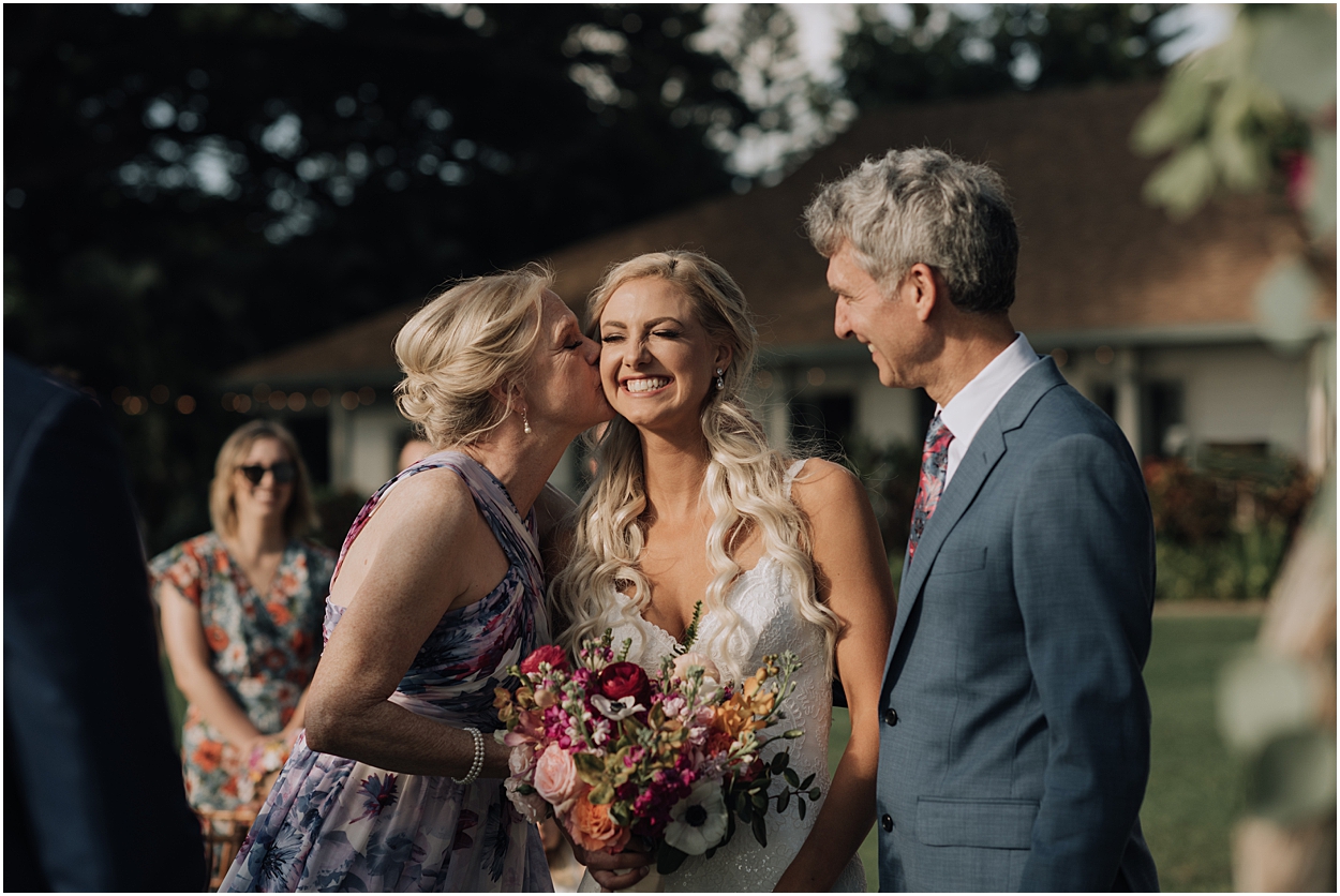intimate maui wedding at olowalu plantation house in lahaina, hawaii