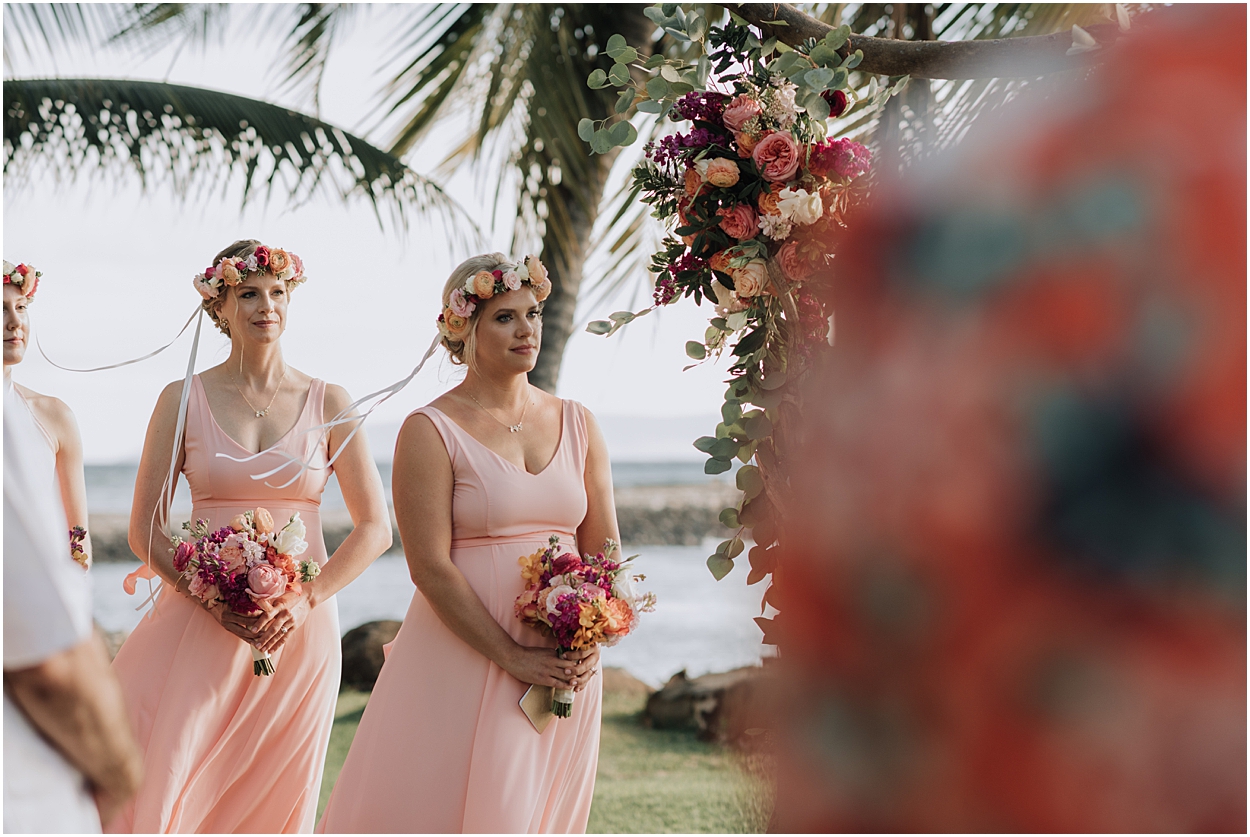 intimate maui wedding at olowalu plantation house in lahaina, hawaii