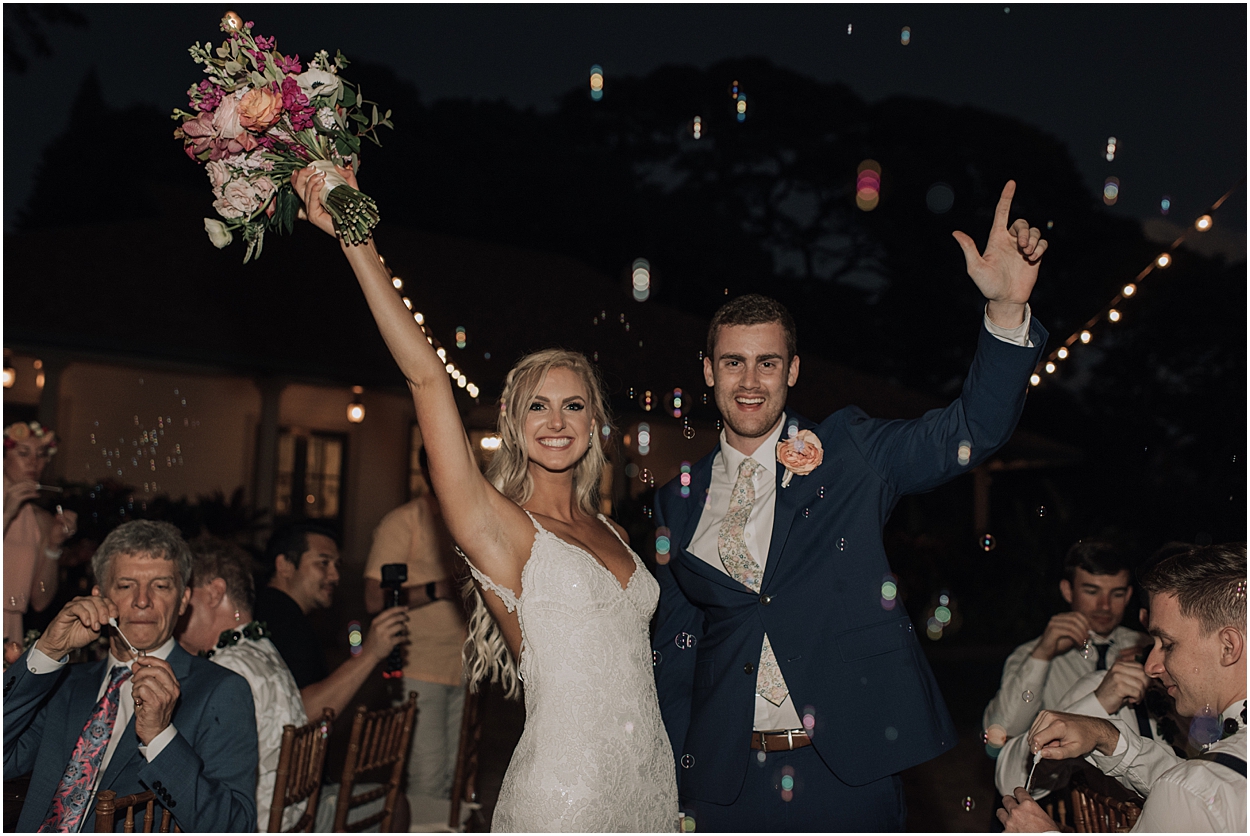 intimate maui wedding at olowalu plantation house in lahaina, hawaii