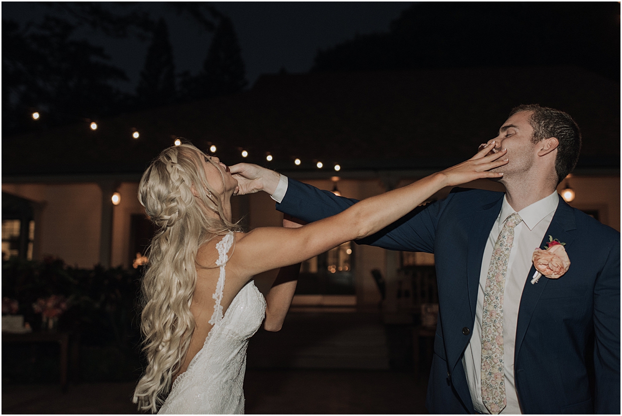 intimate maui wedding at olowalu plantation house in lahaina, hawaii