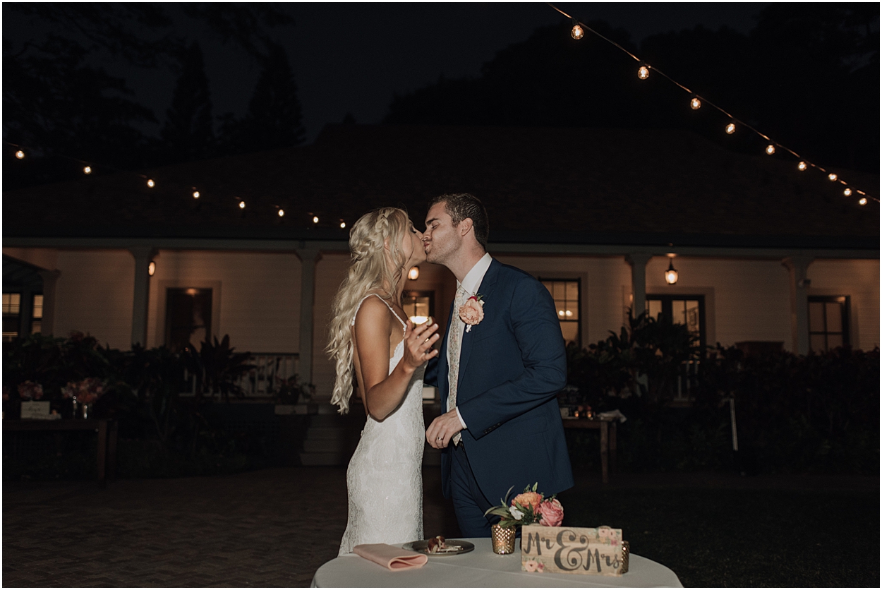 intimate maui wedding at olowalu plantation house in lahaina, hawaii