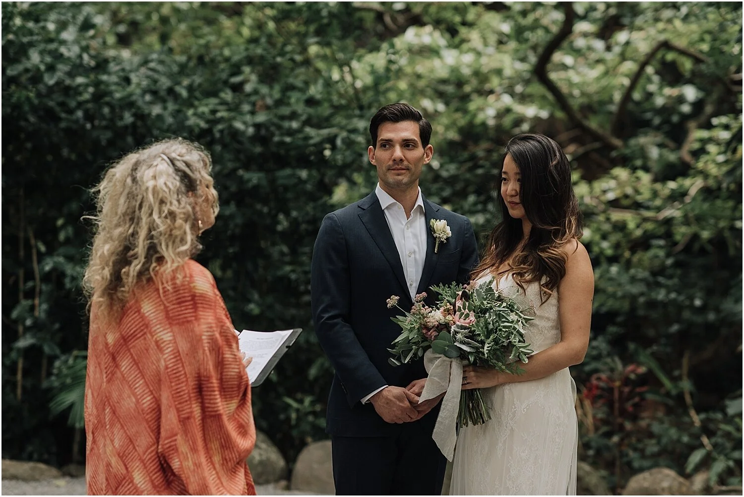 intimate maui elopement at the sacred garden of maliko in makawao