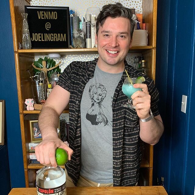 They don&rsquo;t love you like tequila does! But I sure do and I hope to see you at happy hour for a new episode of #quarantinecocktailswithjoel!!