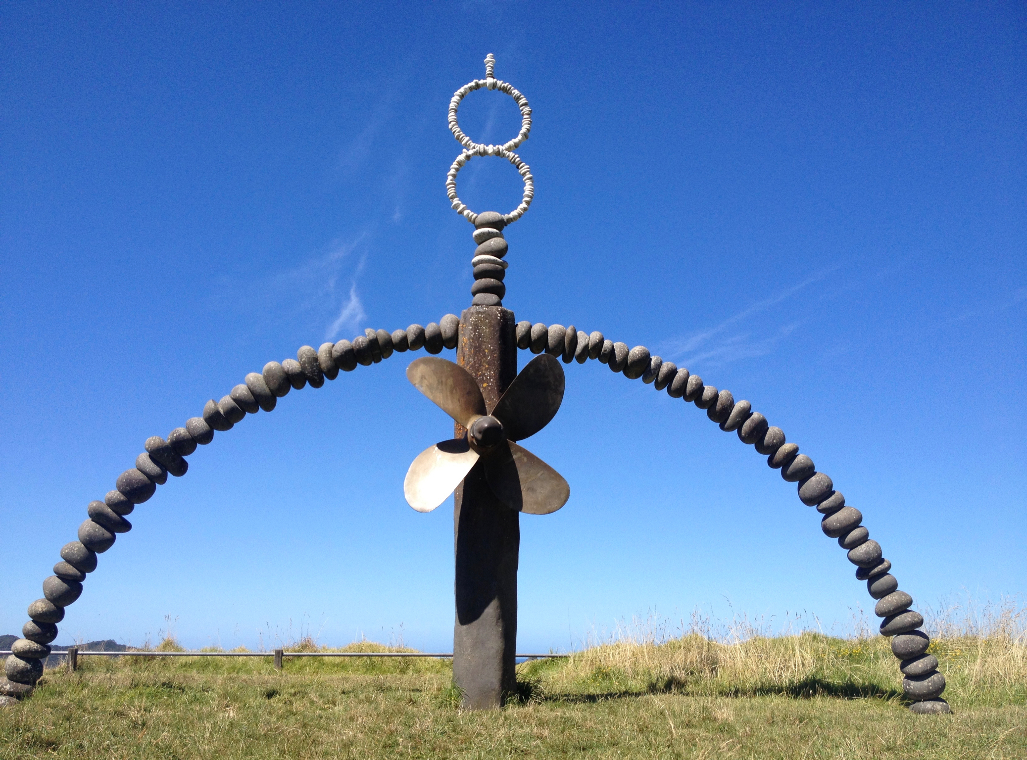 Memorial for Rainbow Warrior at Matauri Bay, Northland