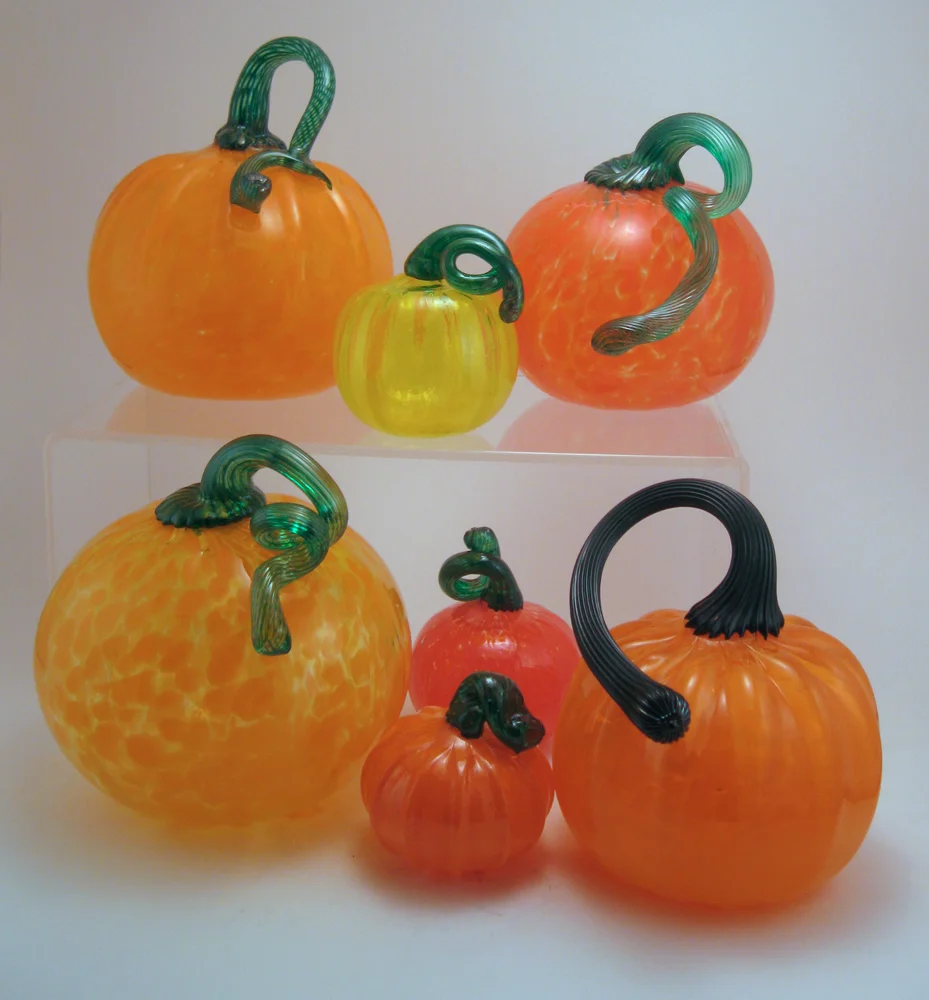 Blown Glass Pumpkins